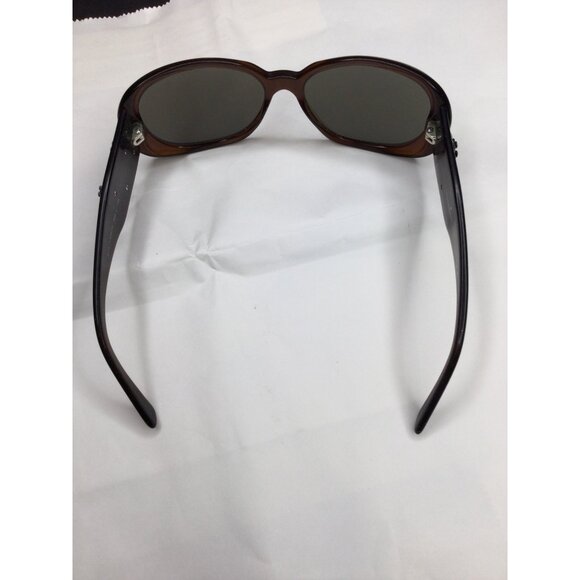 Chanel Womens Brown Camellia Sunglasses Floral Design Logo Made In Italy - Picture 3 of 11